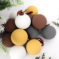 thumbnail image 5 of Bwiyojiz Home Decor Count 12pcs Texture Christmas Ball Ornaments Plastic Xmas Tree Decorative Balls Hanging Indoor Decoration, Gifts for Women, Multicolor, 5 of 7