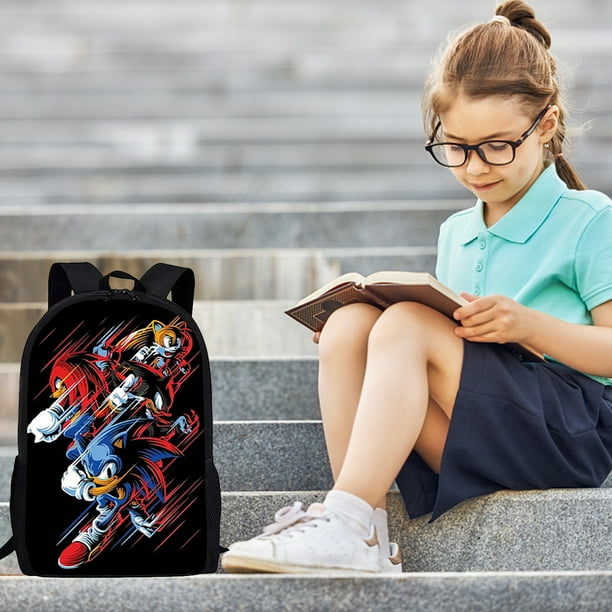 Anime Game Backpack with Pencil Case School Backpack Travel Bags Cartoon Shoulder School Book Bag Students Backpack