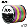 thumbnail image 1 of Fil de Pêche Tressé 12/8 Brins PE 300M 500M 1000M Forte Résistance à l'Abrasion Multifilament Multicolore, 1 of 6