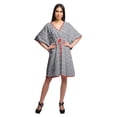 thumbnail image 4 of Moomaya Robe Courte de Caftan de Plage, Robe de Couverture Imprimée, Kaftan pour Femmes, Tenue de Plage, Couverture, 4 of 4