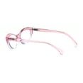 thumbnail image 3 of Women Cat-Eye Progressive Reading Glasses - Clear Zero Power on Top - No Line - UV Blue Blocker 191 +1.75, 3 of 4