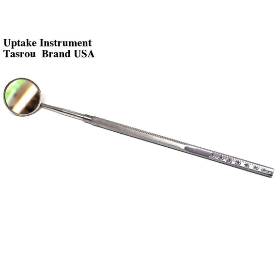 Mouth Mirror Dental #5 Magnified Measurement Scale