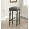 thumbnail image 4 of American Woodcrafters Bronson 26-inch Driftwood Gray Wood Backless Counter Stool, 4 of 4
