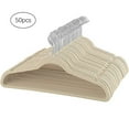 thumbnail image 3 of 50 Pack Non-Slip Velvet Hangers For Coats, Jackets, Pants, & Dress Clothes, 3 of 4