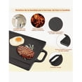 thumbnail image 4 of Parrilla Cuadrada Reversible De Hierro Fundido 44x23, 4 of 5