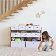 thumbnail image 4 of Humble Crew Kids Toy Storage Organizer with 9 Collapsible Fabric Storage Bins, 4 of 6