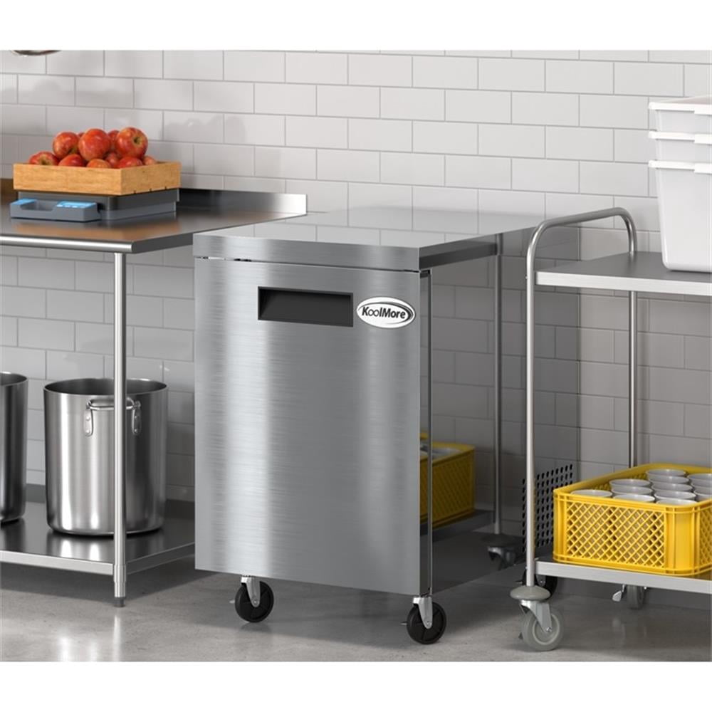 Pemberly Row 27" One Door Commercial Undercounter Refrigerator 5 cu. ft. in