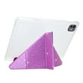 thumbnail image 3 of ELEHOLD Case for iPad Pro 13 2024,Bling Magnetic Flip PU Leather Shock-Absorbent Multi-Angle Kickstand Full Protection Case Cover for iPad Pro 13 2024,Purple, 3 of 9