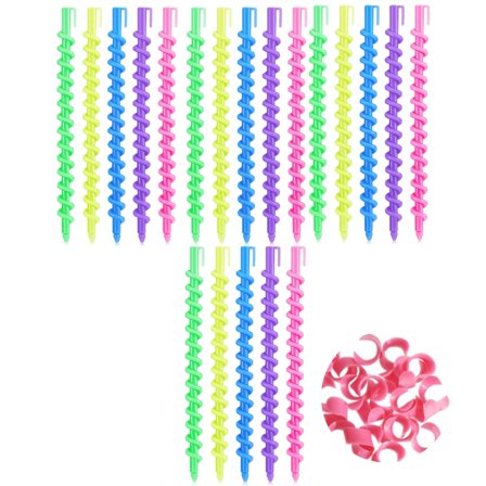 Spirals Hair Perm Rods Spirals Curls Rods Barber Hairdressing Styling Curling Perm Rod Hair Rollers Salon Tools Women