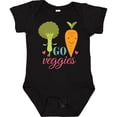 thumbnail image 3 of Inktastic Vegan Go Veggies Vegetarian Boys or Girls Baby Bodysuit, 3 of 5