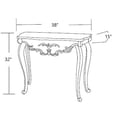 thumbnail image 2 of LuxenHome Vintage Off White Wood Console and Entry Table, 2 of 8