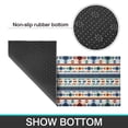 thumbnail image 6 of Blue and Orange Geometric Boho Pattern Kitchen Rugs Sets Of 2,Anti Fatigue Kitchen Mat Rugs Non Slip Washable,Decorative Kitchen Floor Mats for Kitchen,Sink,Laundry,17"x30"+17"x47", 6 of 7