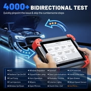 XTOOL D7 BT V2.0 Bi-Directional Scan Tool, Full System OBD2 Scanner Bluetooth with ECU Cod-ing, FCA, 36+ Services, 3-Year Free Update