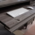 thumbnail image 6 of Sauder Clifford Place Engineered Wood Executive Desk in Jet Acacia/Dark Wood, 6 of 13