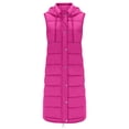thumbnail image 4 of FYDUU Puffer Vests For Women Winter Warm Long Quilted Sleeveless Jackets With Pockets Fall Fashion Zip Up Puffy Coat Outerwear Padded Jacket Trendy Winter Coat, 4 of 5