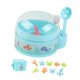 thumbnail image 1 of Juego de pesca portátil para niños, pequeño juego de actividades de pesca para niños pequeños, mini pez de mano Verde, 1 of 9