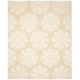 thumbnail image 2 of SAFAVIEH Bella Glenna Medallion Floral Wool Area Rug, Beige/White, 8' x 10', 2 of 7