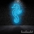 thumbnail image 2 of Handmadetneonsign Seahorse Neon Sign, Seahorse Wall Art Decor, Beach Neon Light, Home Wall Decor 60045, 2 of 5