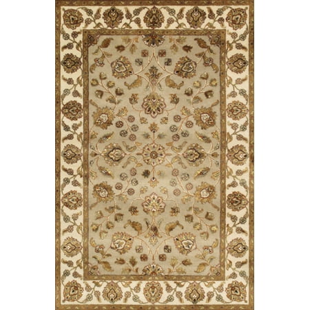Agra Design Rug - Pasargad Home Agra Collection Hand Knotted Silk and Wool Area Rug