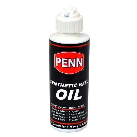 Penn Synthetic Fishing Reel Oil Lubricant, 4 oz (Best Oil For Fishing Reels)