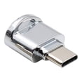 thumbnail image 2 of Mini Metal USB 3.1 Micro Secure Digital TF Memory Type-C Card Reader OTG Adapter,Silver, 2 of 8