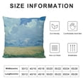 thumbnail image 5 of BANET Van Gogh Painting Wheat Field Under Clouded Sky Decorative Square Throw Pillow Case Cushion Cover for Sofa Bedroom Car Double-Sided Design 18x18in, 5 of 5