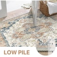 thumbnail image 3 of KUETH 9X12 Vintage Area Rugs Machine Washable Rugs for Living Room, Non Slip Flat Pile Rug with Rubber Backing, Persian Rug for Entryway Bedroom Dining Room Home Office, 3 of 6