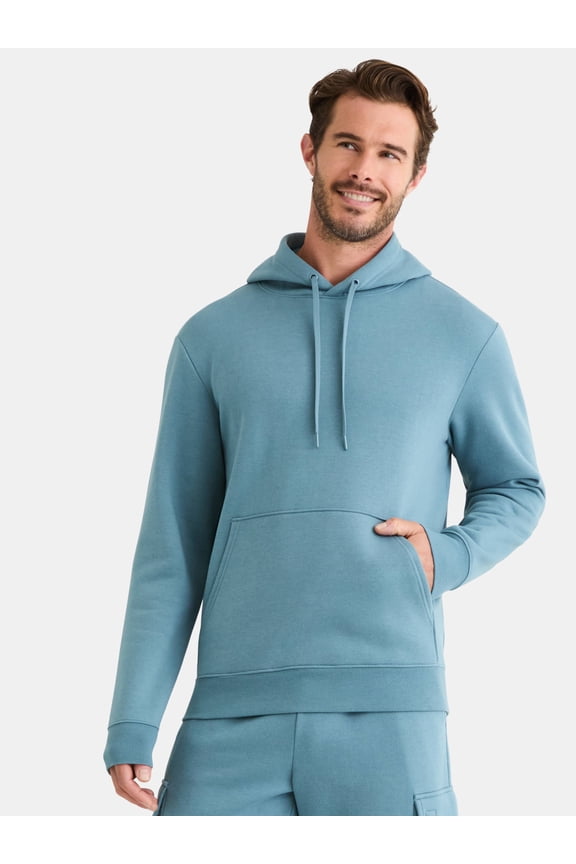 Men's & Big & Tall Men's Fleece Hoodie Sweatshirt, Sizes XS-4XLT