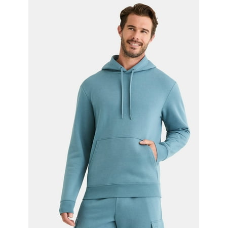 Athletic Works Men's & Big & Tall Men’s Fleece Hoodie Sweatshirt, Sizes XS-4XLT