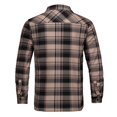 thumbnail image 4 of ZUKMRJPC Mens Fleece Jackets Long Sleeve Full Zip Up Stylish Vintage Plaid Warm Shirts Jacket Casual Lightweight Lapel Jacket with Pocket, 4 of 5