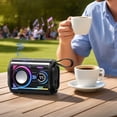 thumbnail image 5 of Mini Bluetooth Speaker, Transparent Wireless Speaker, Colorful Lighting Speaker, Portable Bluetooth Speaker, Wireless Audio, Compact Speaker, Outdoor Bluetooth Speaker, 5 of 6