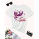 thumbnail image 3 of Regalo de San Valentín: camiseta con estampado de Cupido para mujer, informal, de cuello redondo, lavable a máquina, cómoda para todo el año. Para adultos, hombres, mujeres, adolescentes, jóvenes y us, 3 of 5