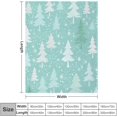 thumbnail image 2 of Midcentury Modern Christmas Trees Blanket Hello Winter Holiday Throw Blanket 30"x40" Soft Cozy Microfiber Throw Blanket for Couch Bed Sofa for Adults and Children Microfiber Holiday Blanket, 2 of 6