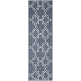 thumbnail image 5 of Hauteloom Curryville Living Room, Bedroom Patio Outdoor Area Rug - Traditional, Transitional - Navy, White - 8'10" Round, 5 of 8