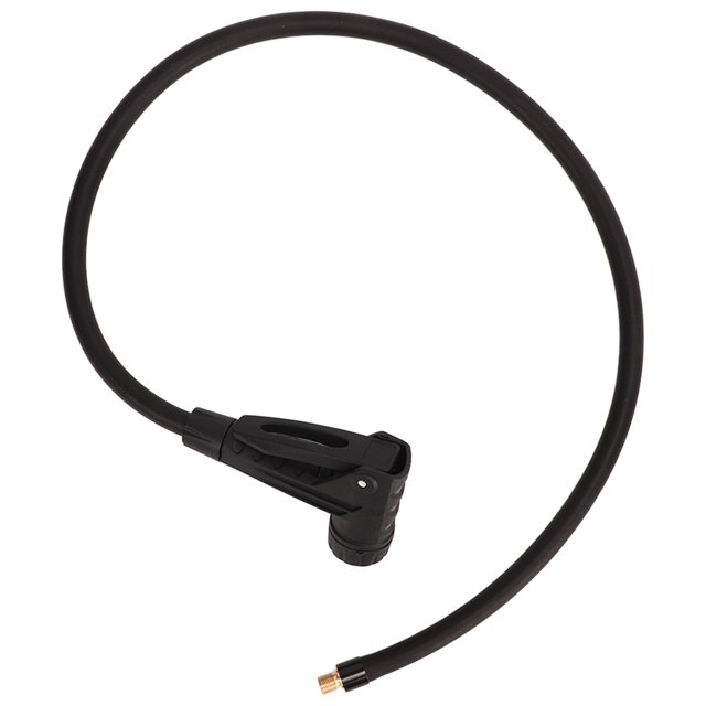 Tubo de extensión de bomba de inflado de aire de 60cm, conector adaptador de boquilla de bomba de neumáticos 2 en 1 para inflador de aire de coche