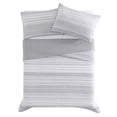 thumbnail image 5 of Brooklyn Loom Noah Stripe Yarn Dye Grey Cotton 3-Piece Full/Queen Quilt Set, stripe themed, for Men and Women, OEKO-TEX Certified Confidence, 5 of 8