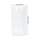 thumbnail image 4 of Jarrón de vidrio exquisito para el hogar Jarrón de vidrio transparente para arreglos florales Suministros para el hogar, 4 of 6