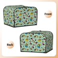 thumbnail image 3 of Balery Green Cute Avocado Pattern Oven Cover Kitchen Bread Machine Protector, 4 Slice Toaster Cover for Home, Anti Dust Fingerprint Coaster Cover, 3 of 7