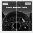 thumbnail image 4 of Steering Wheel  Paddle, Aluminium Alloy Extended Shifter Trim Cover Set Steering Wheel Trim Cover Replacement For  For Kuga For, 4 of 8