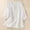 White, variant on Odbmxy Womens Shirt Elbow-Length Summer Ladies Tops Solid Color Embroidery Loose Puff Sleeve Casual Tops,Orange L