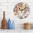 thumbnail image 3 of Cute Big Eyes Dog Round Wall Clock Silent Battery Operated Home Decor for Living Room Bedroom, 3 of 7