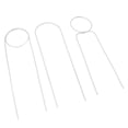 thumbnail image 2 of Trellis Arch, 3 Pcs 40cm Plant Trellis Sun Protection Wrought Iron  For Flower Arrangement For Green Plant Potted For Indoor White, 2 of 8