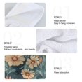 thumbnail image 2 of Yayeee Kitchen Hanging Hand Towels Set of 2 with Loop Bathroom Absorbent Tie Towel, Flowers Cat, 2 of 7
