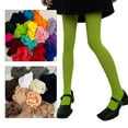 thumbnail image 2 of Yokua Women's Soft Stretch Semi Opaque Solid Colored Footed Pantyhose Tights, 2 of 21