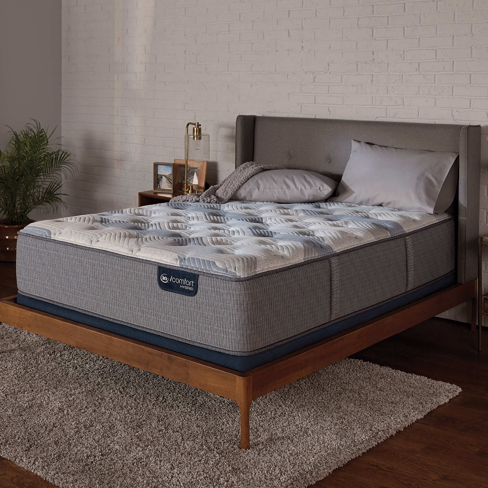 serta icomfort blue fusion 200 plush hybrid queen mattress
