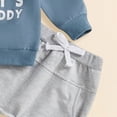 thumbnail image 5 of NOLDARES Infant Toddler Baby Boy Outfits Clothing Set 2pcs Print Long Sleeve Sweatshirt + Elastic Pants Fall Winter Clothes Casual(Blue,6-12 M), 5 of 7