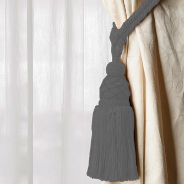 Conso Curtain V Tieback – 20" Spread, 3 Tassels, 9 Bright Colors, Made In USA