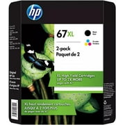 HP 67xl Combo Pack Inkjet Cartridge