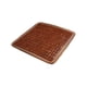 thumbnail image 5 of sweethay Cojín para asiento de bambú de verano para coche, alfombrilla para silla, cubierta cuadrada, almohadilla para asiento, transpirable, Color café 2piezas, 5 of 6
