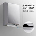 thumbnail image 2 of Paper Towel Dispenser Wall Mount - Multifold Trifold Paper Towel Dispensers, Large Capacity Stainless Steel Tissue Holder, Suitable for Bathrooms and Public Places, 2 of 3